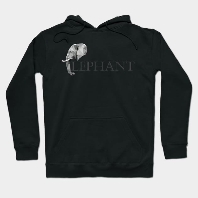 elephant Hoodie by Amartwork